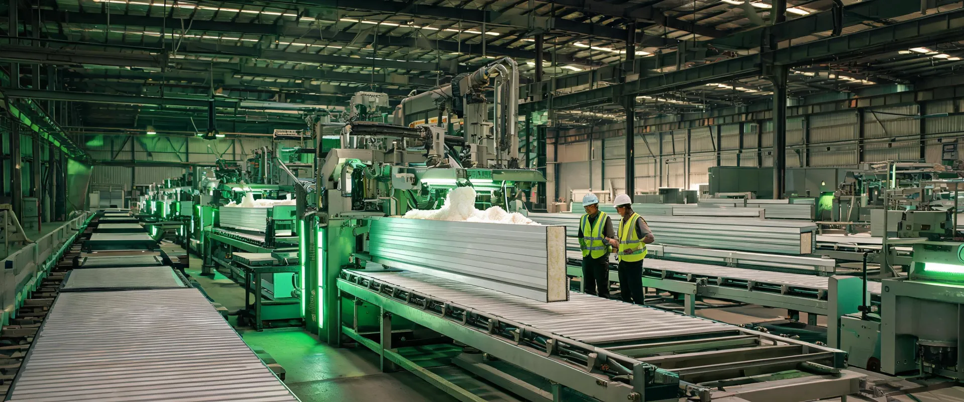 Kingspan insulated panel manufacturing plant